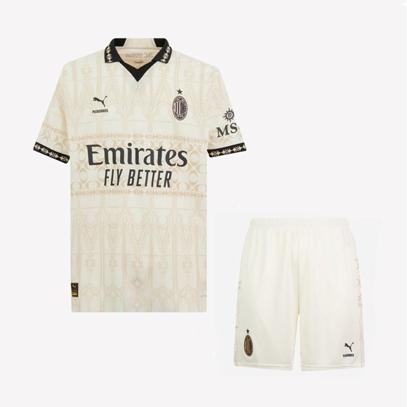 Trikot AC Milan Beige Kinder 2023-24